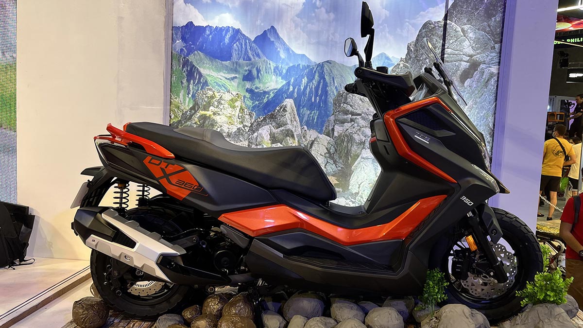 Kymco DT X360 2023 launch at the 2022 Makina Moto Show