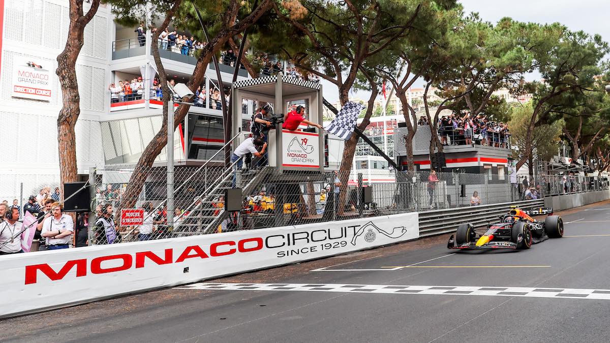 Red Bull Racing driver Sergio Perez wins the 2022 Monaco Grand Prix
