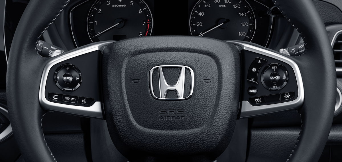 Steering wheel controls of the 2023 Honda BR-V