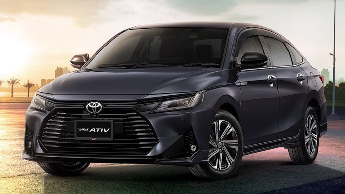 Front quarter view of the Toyota Vios 2023