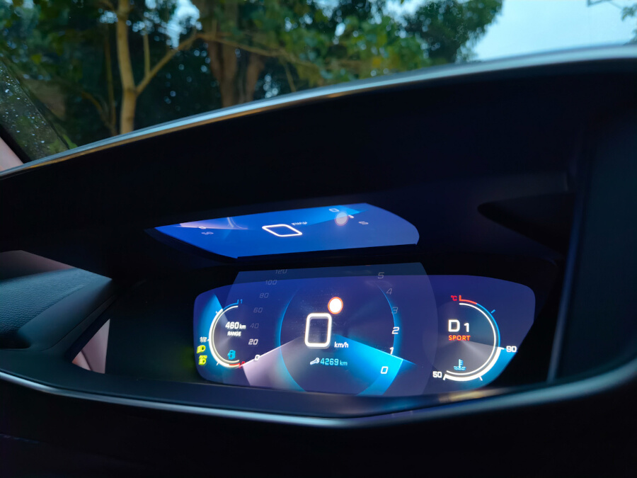 Instrument cluster of the 2022 Peugeot 2008