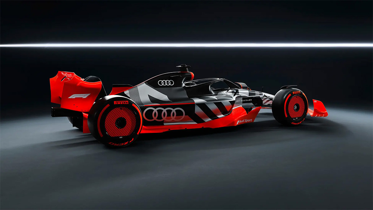 Audi formula 1 livery