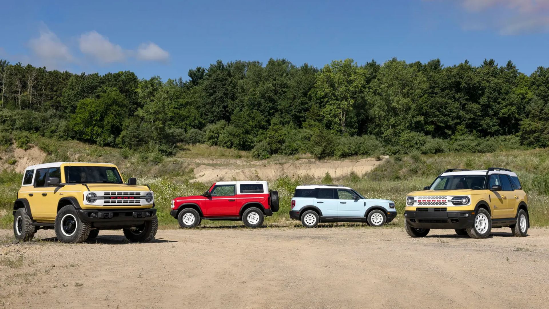 Ford Bronco 2023 Heritage Edition and Bronco Sport