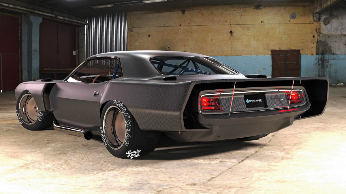 Image of the Speedkore Plymouth Barracuda concept