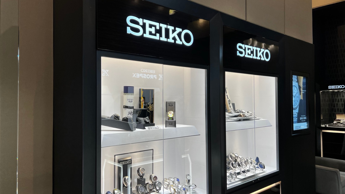 Seiko has a new store in the Power Plant Mall