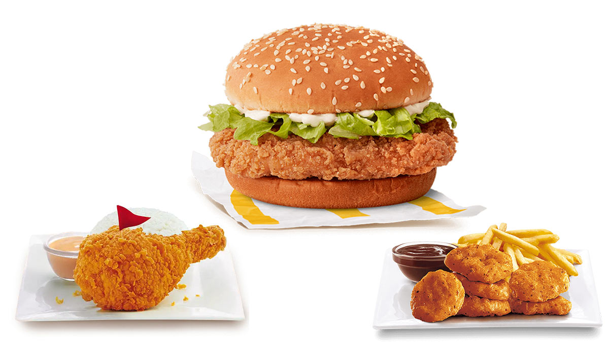 McDonald’s McSpicy, Spicy McNuggets, and Spicy Chicken McDo