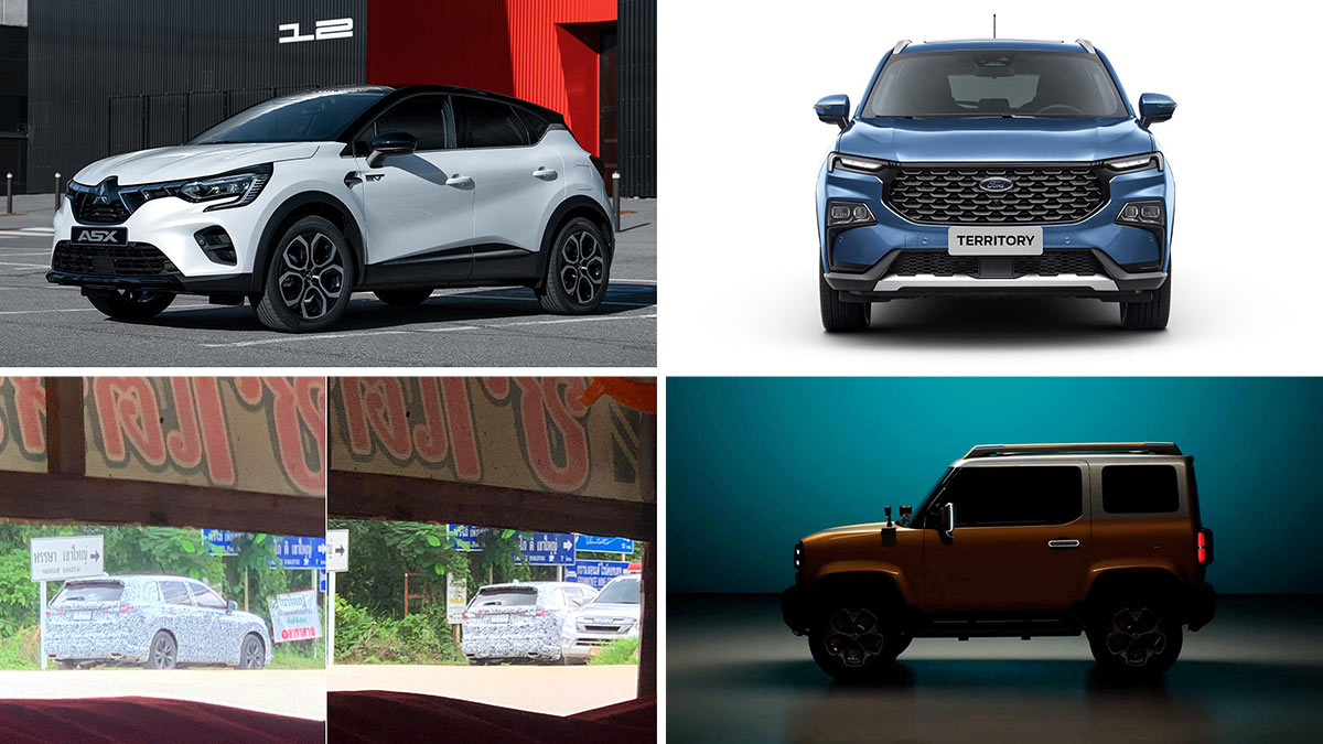 Composite photo of images from Top Gear Philippines’ top car news from September 19 to 25, 2022