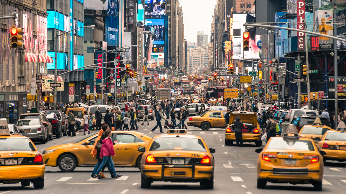 vehicle traffic in New York City