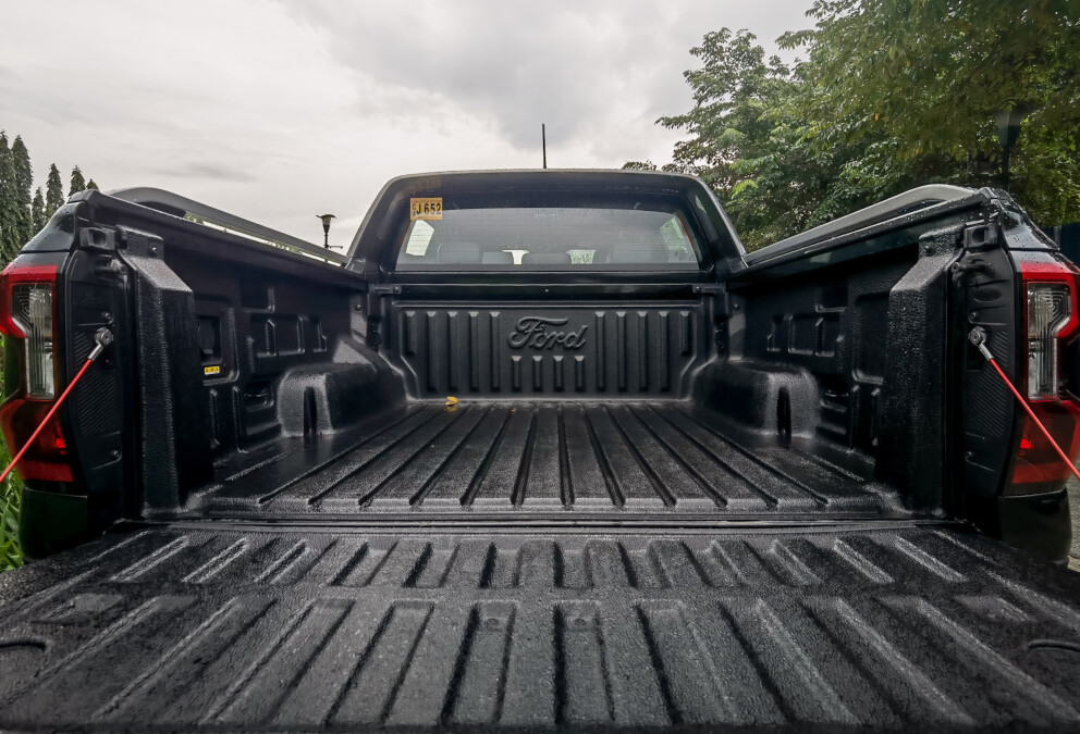 Cargo bed of the 2023 Ford Ranger Wildtrak 4x2