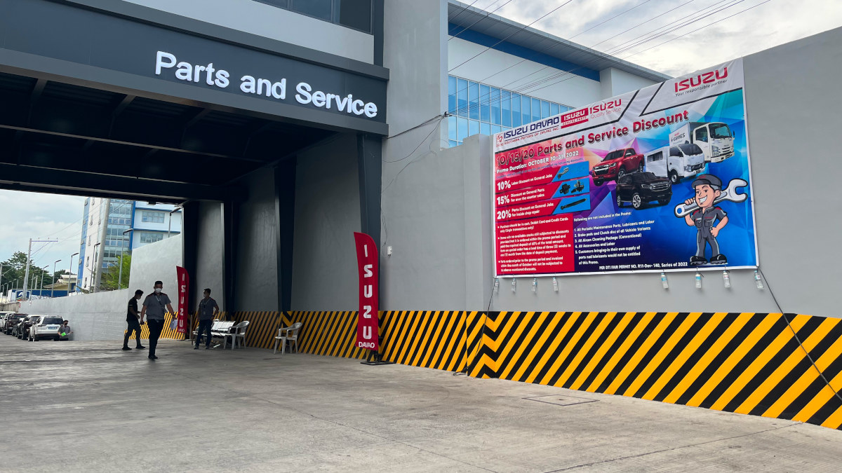 newly reopened Isuzu Davao dealership