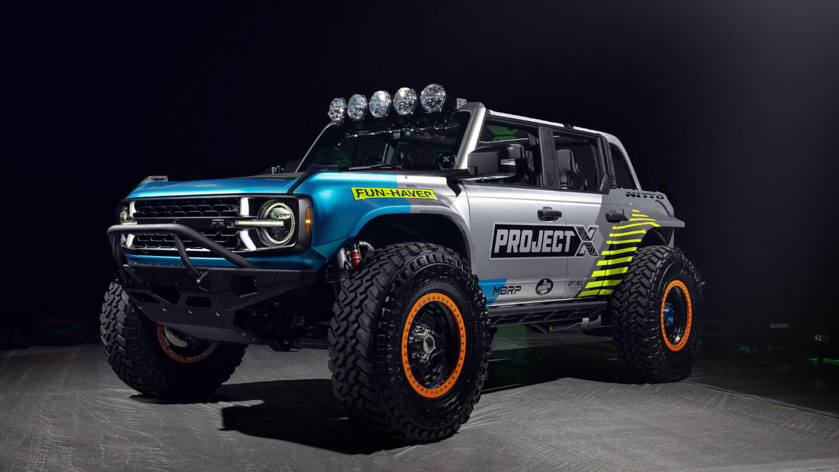 Image of a modified Ford Bronco
