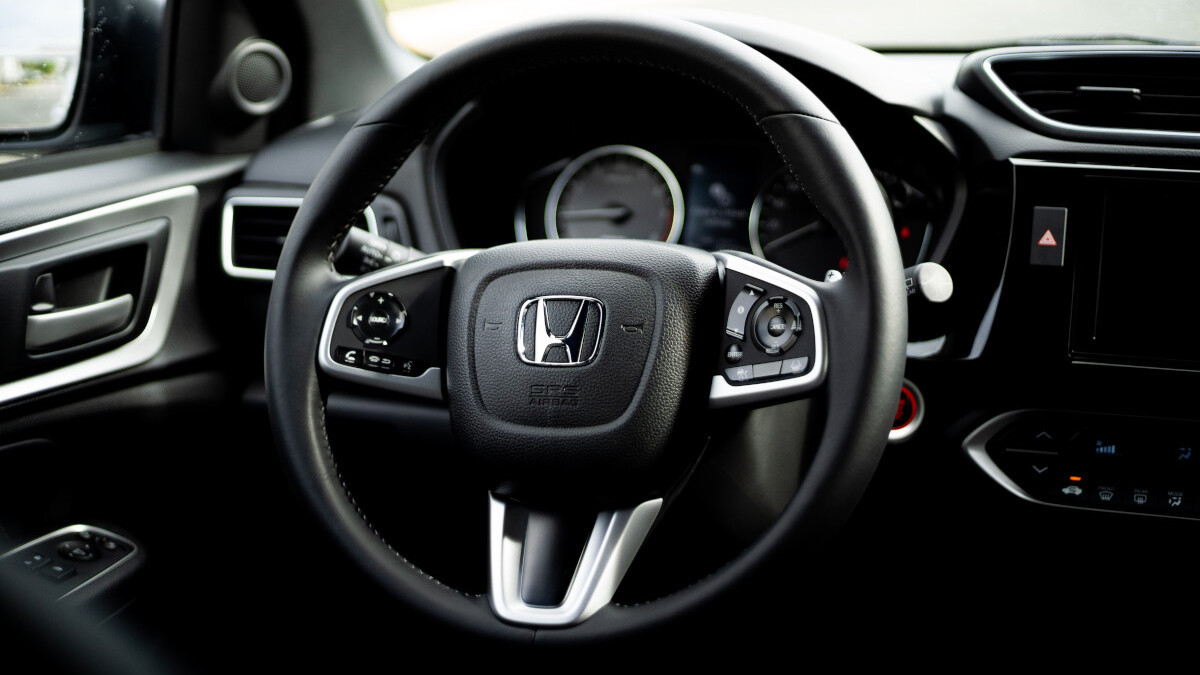 Steering wheel of the 2023 Honda BR-V