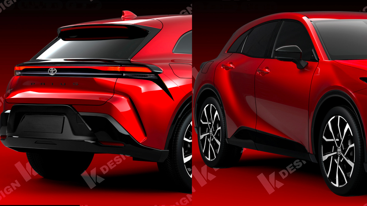 SUV concept render of the Toyota Prius