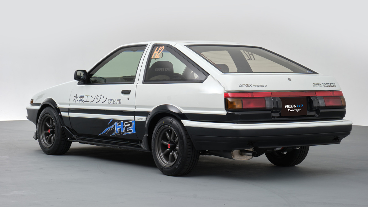 BEV, Hydrogen Fuel-cell Toyota AE86 Unveiled At TAS 2023