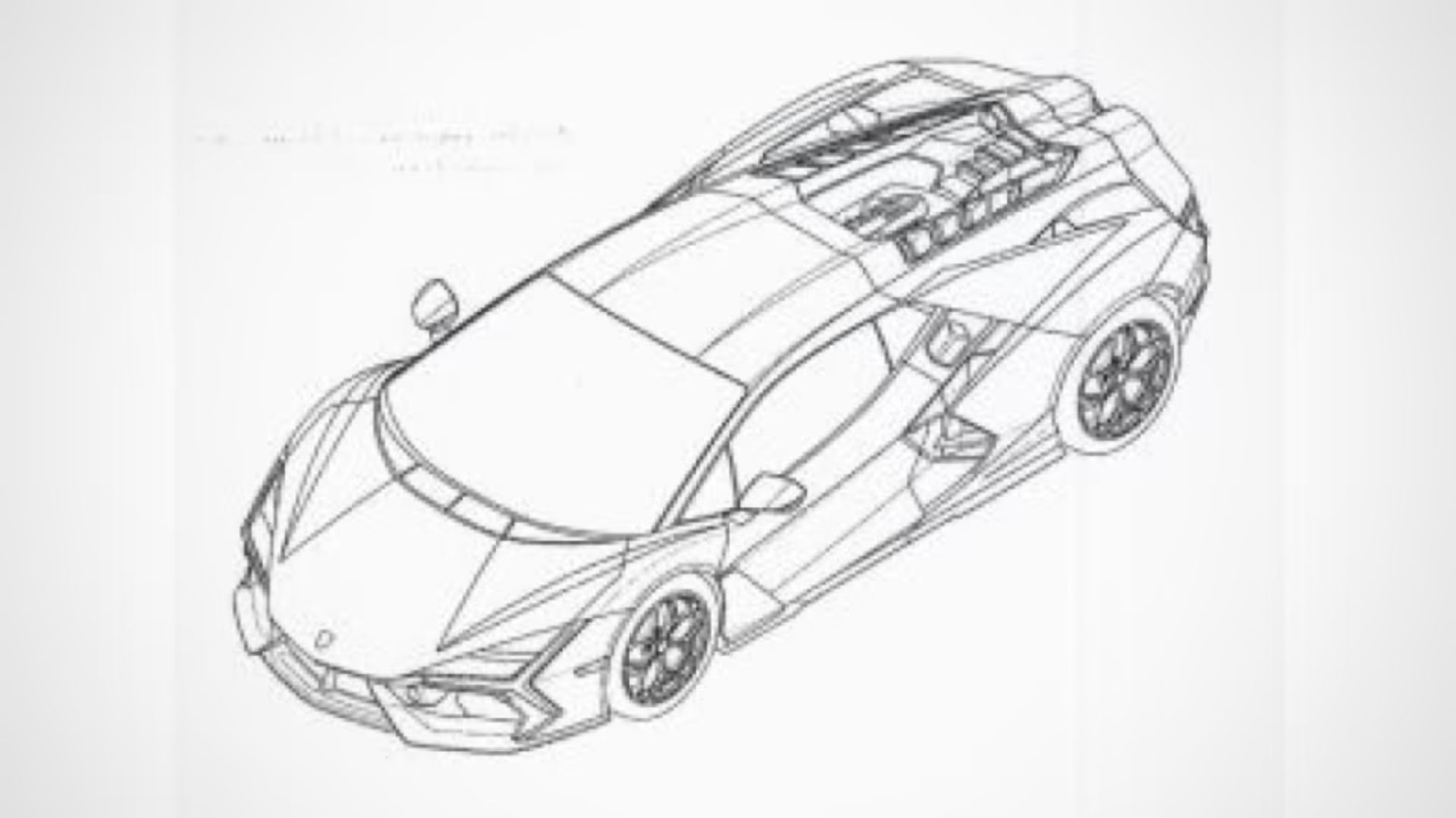 Lamborghini Aventador replacement front