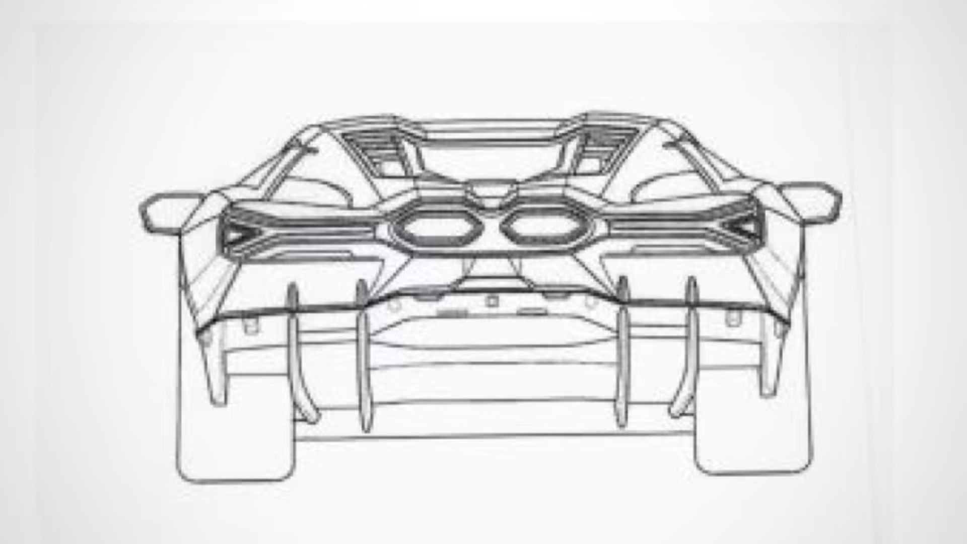 Lamborghini Aventador replacement rear