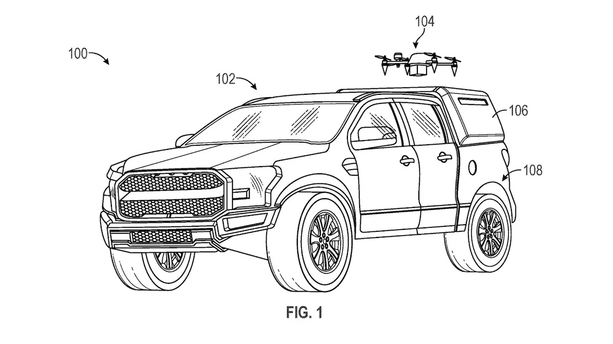 Ford drone dock patent