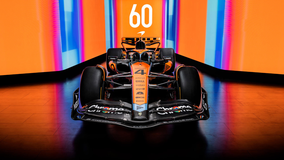 McLaren racing celebrates 60 years with new F1 car