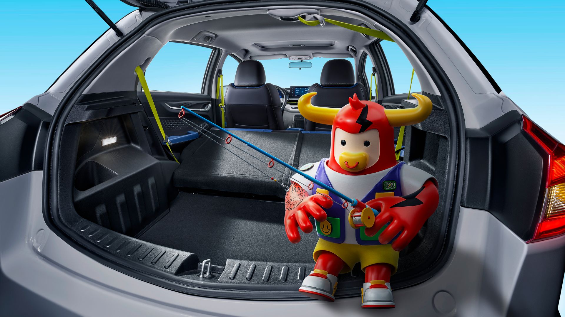 Geely Kungfu Cow mascot