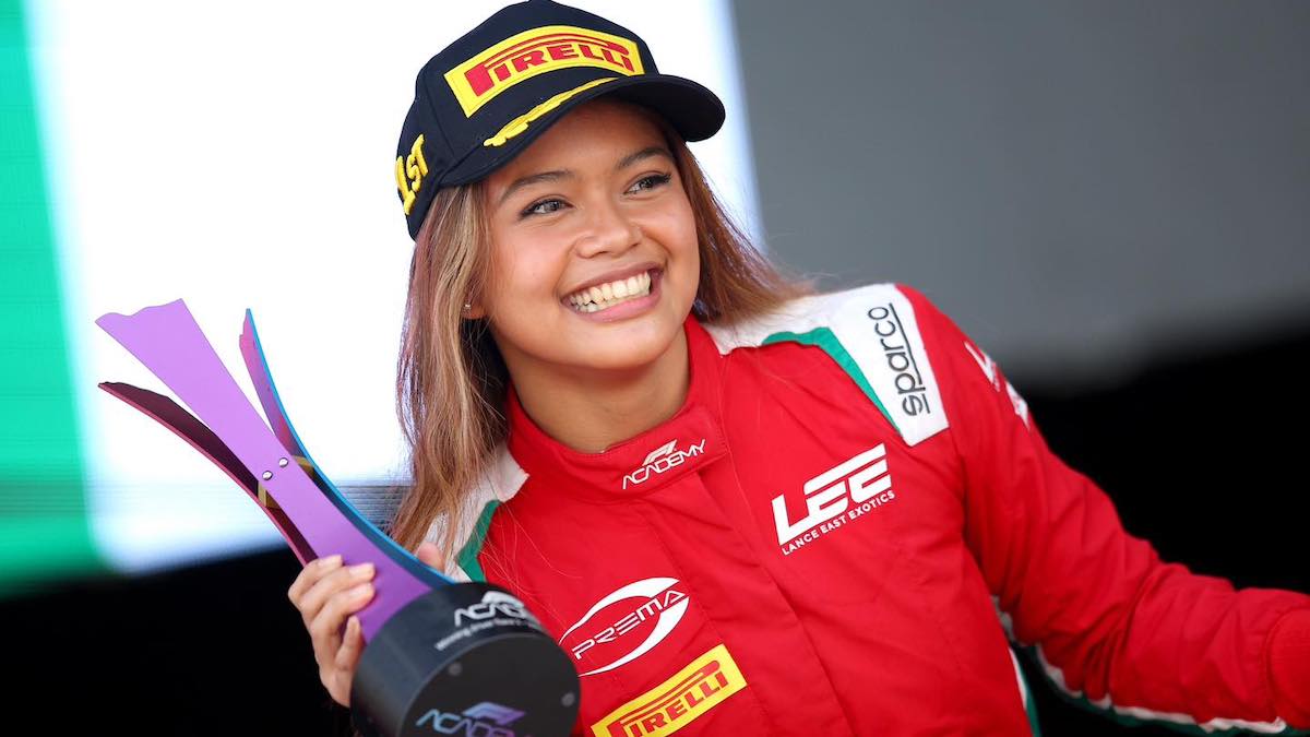 bianca bustamante gets first career win at f1 academy
