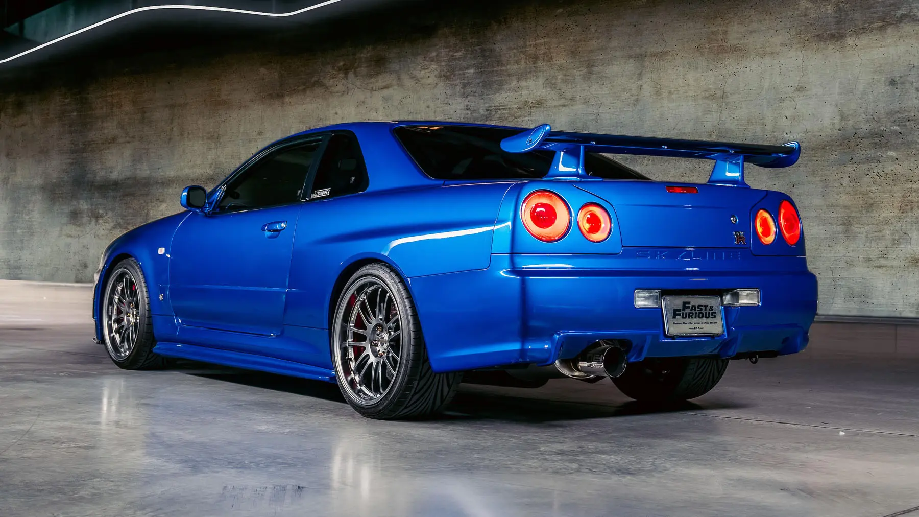 paul walker nissan skyline r34 for sale