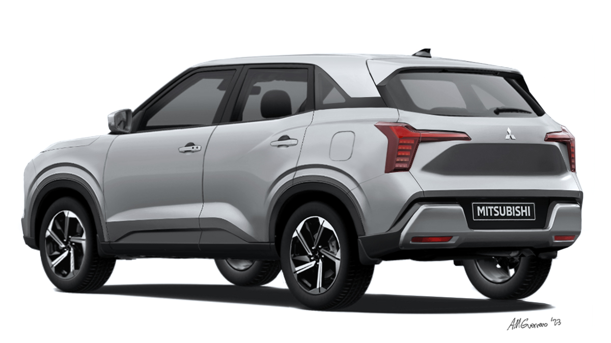 production version of the Mitsubishi XFC Concept