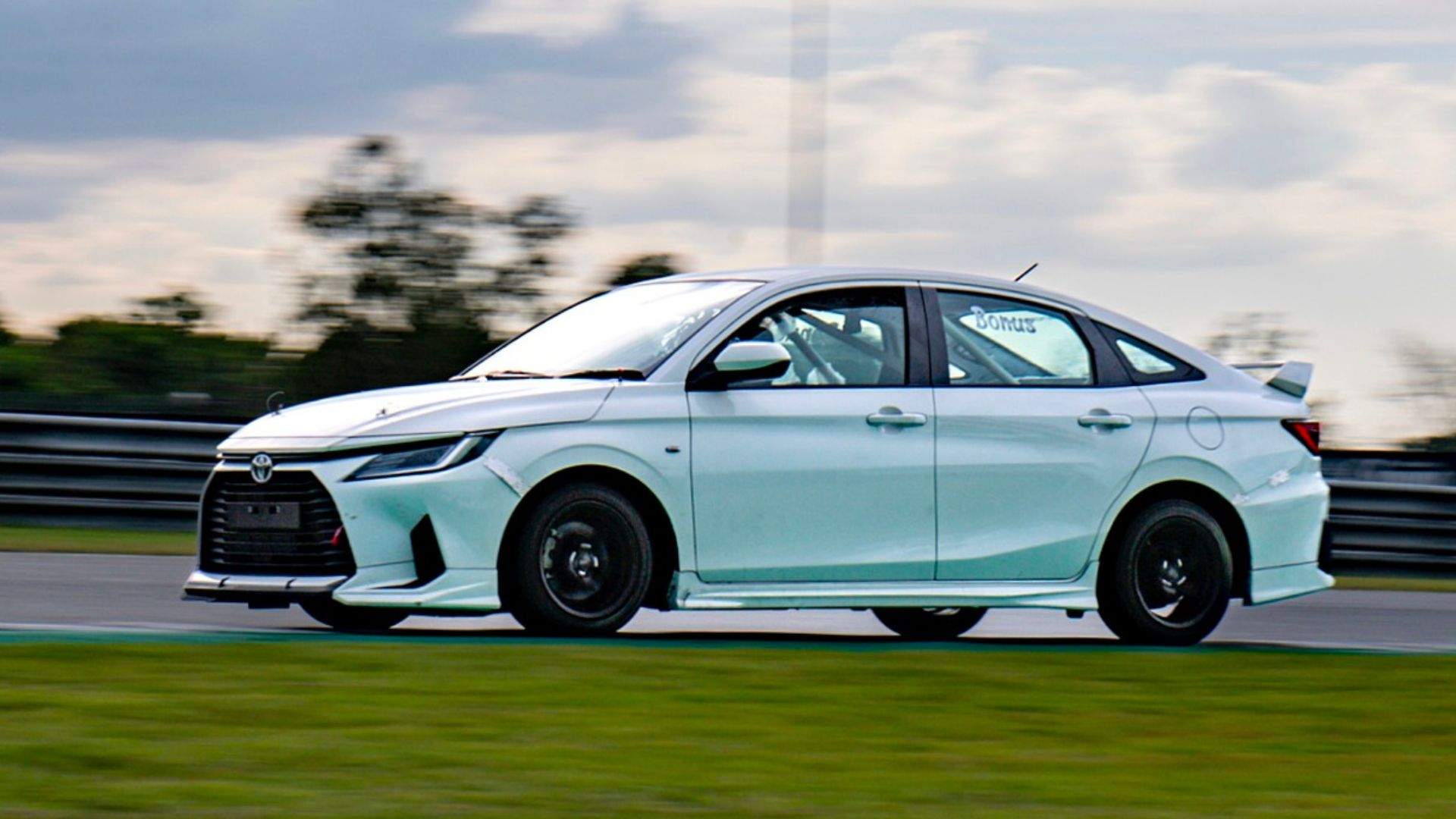 The new Toyota Vios gets turned into a race car