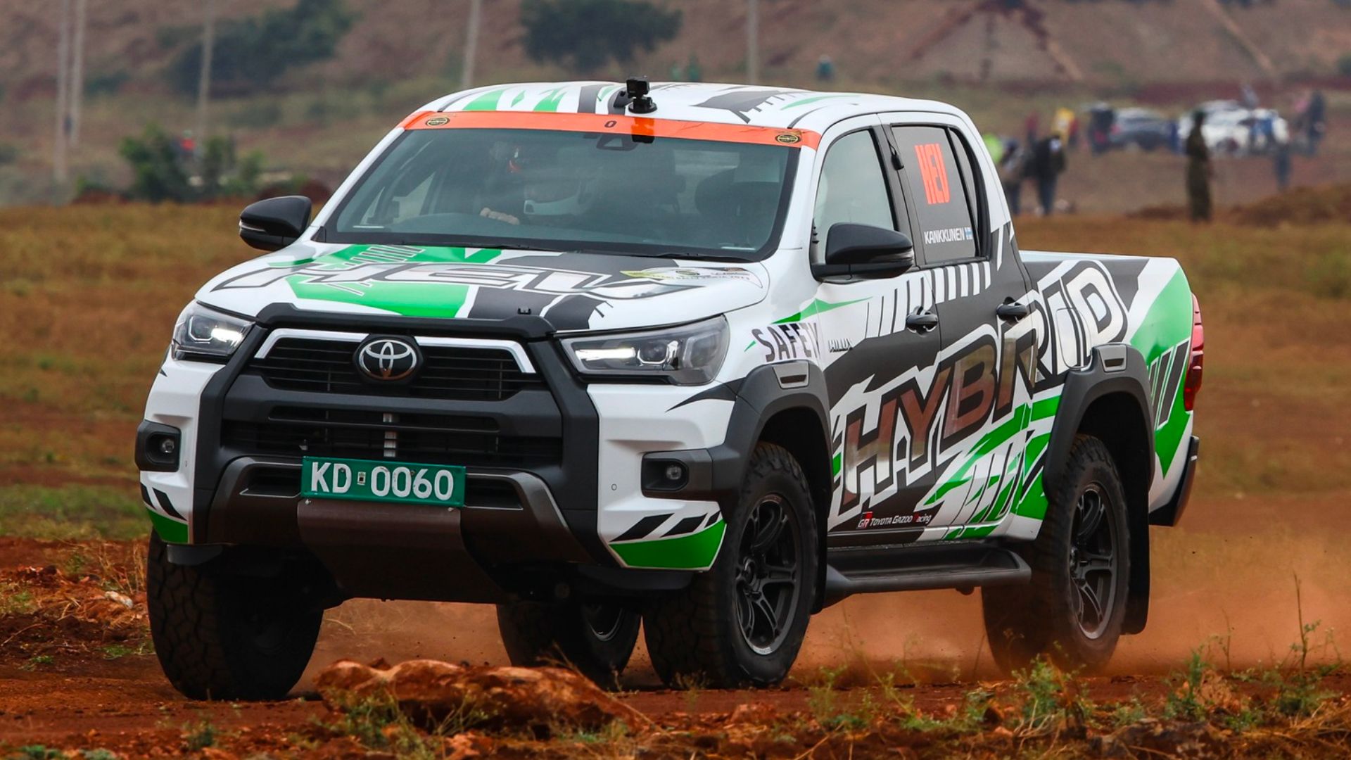 Toyota Hilux MHEV at the Safari Rally 2023