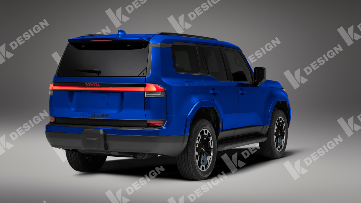 2025 Toyota Land Cruiser Prado concept rendered