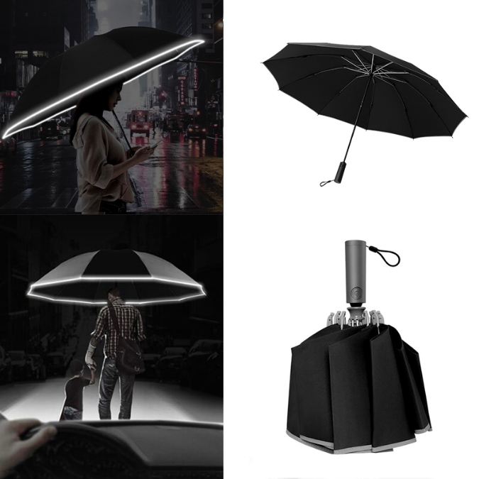 Xiaomi Automatic Umbrella LED Luminous Reverse Umbrella