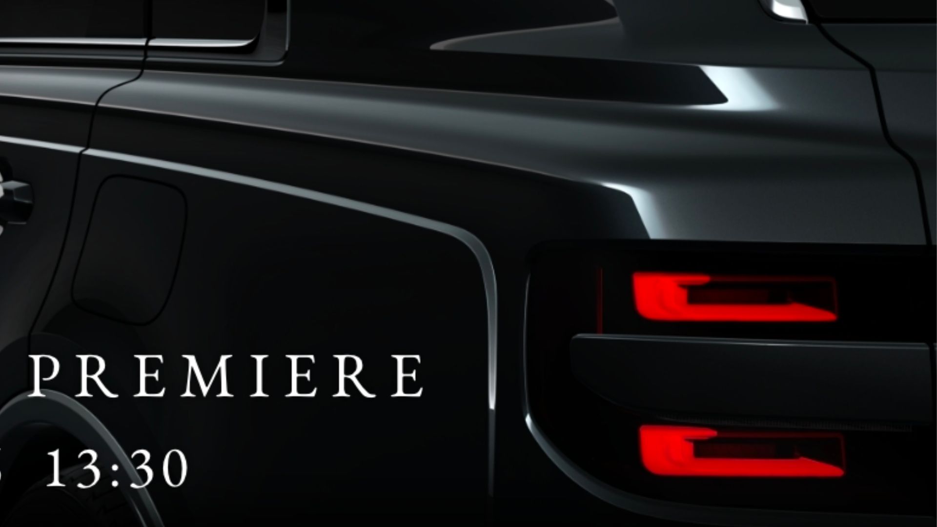 Teaser of the Toyota Century SUV