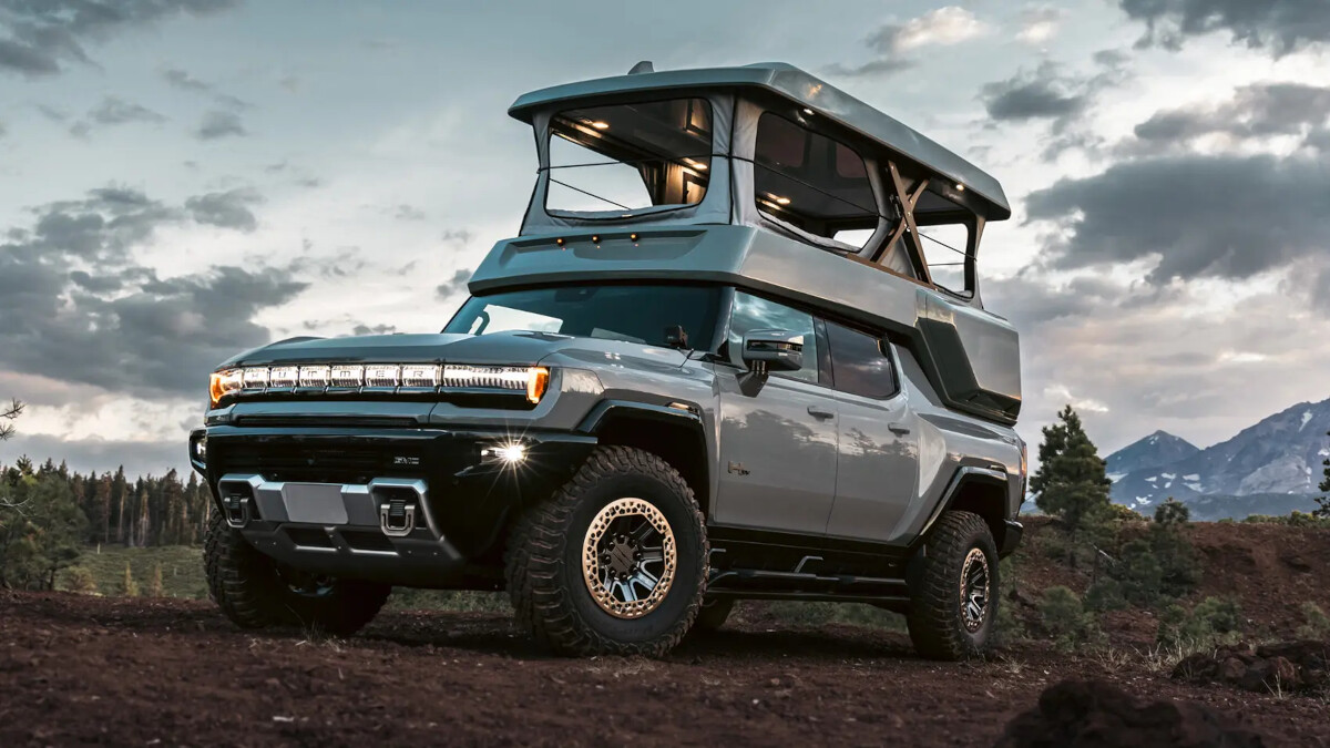 The Hummer EV EarthCruiser is ready to go glamping