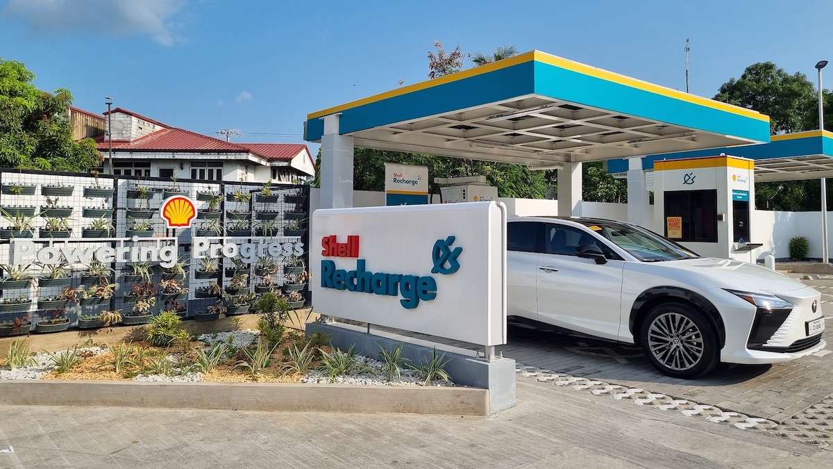 Shell Recharge station at Shell Mobility TPLEX Junction in Rosario, La Union