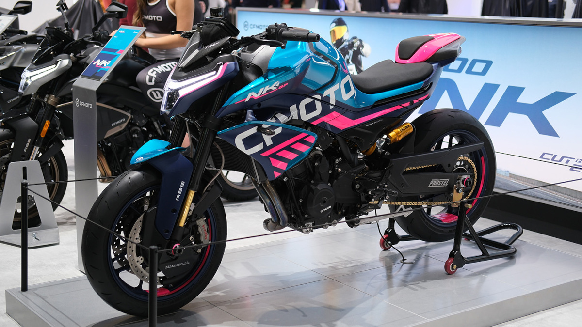 CFMoto unveils new concepts, 3cylinder engine at EICMA 2023