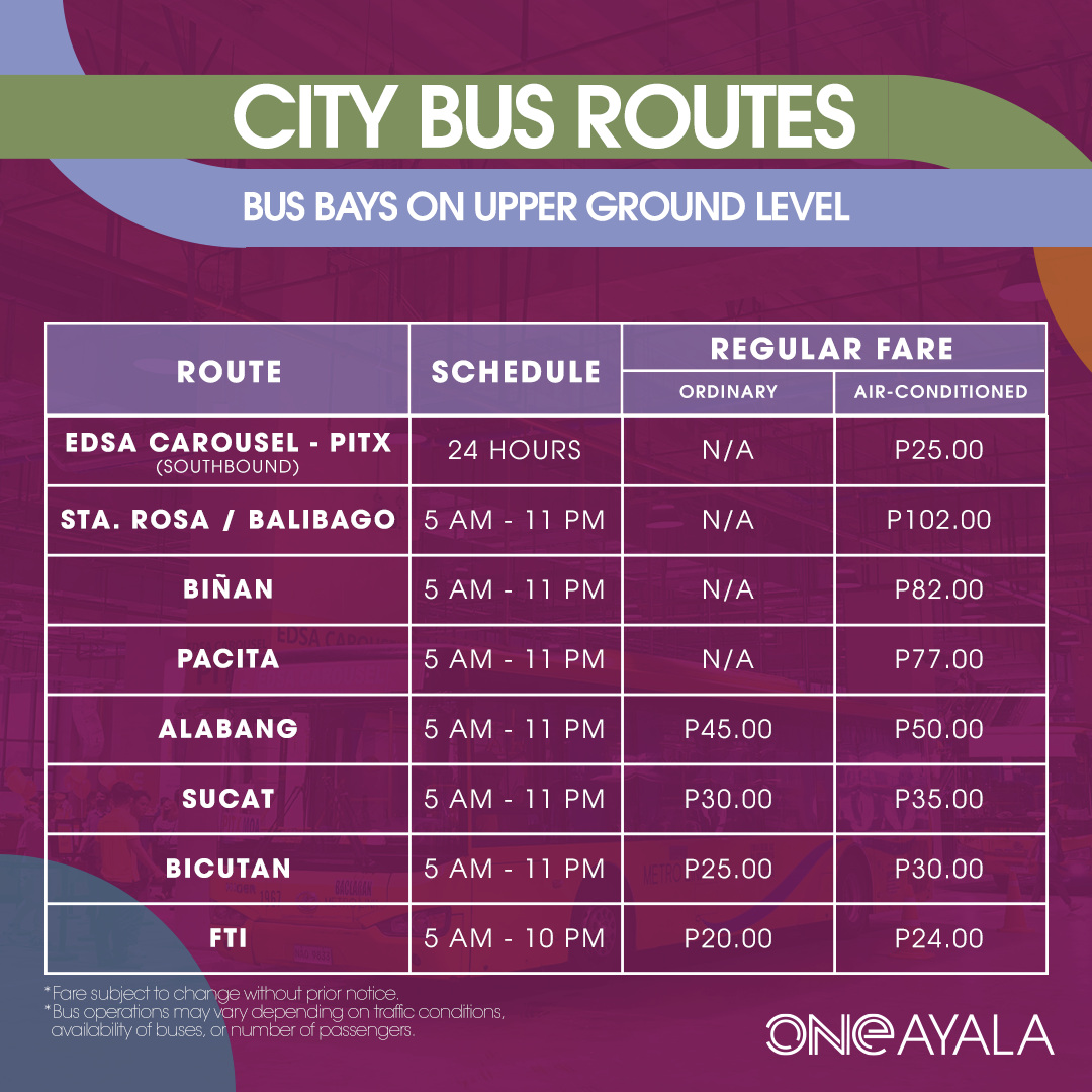 One Ayala Terminal: A Comprehensive Transport Guide