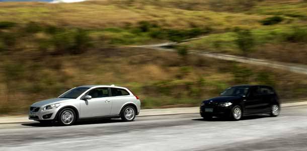 Front To Back Volvo C30 Vs Bmw 116i