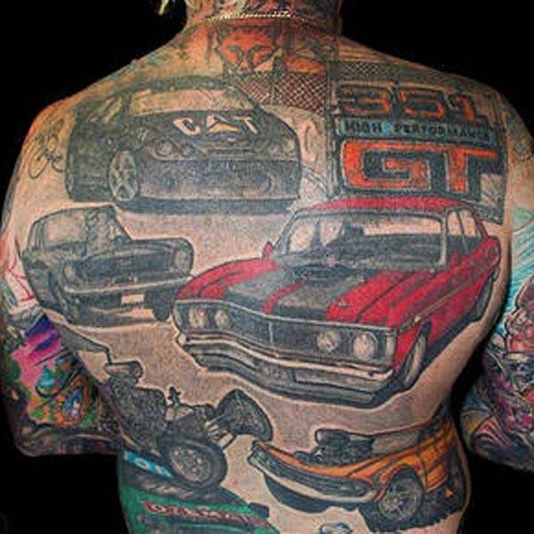 Car-crazy tattoo #2