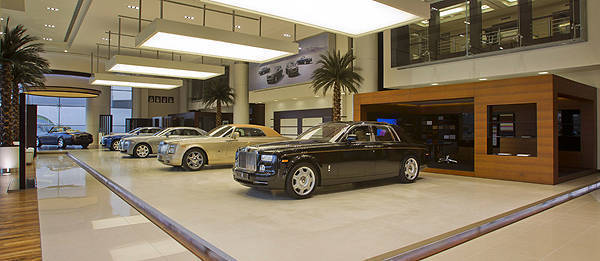 Rolls-Royce showroom