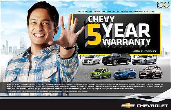 Chevrolet Philippines Offers 5 Years Of Worry-free Motoring