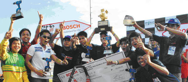 Mapua Up Gear Up For Bosch Power Tools Asia Cordless Race 2011