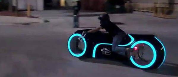 Real deals tron motorcycle