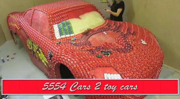 Lightning mcqueen best sale buildable car