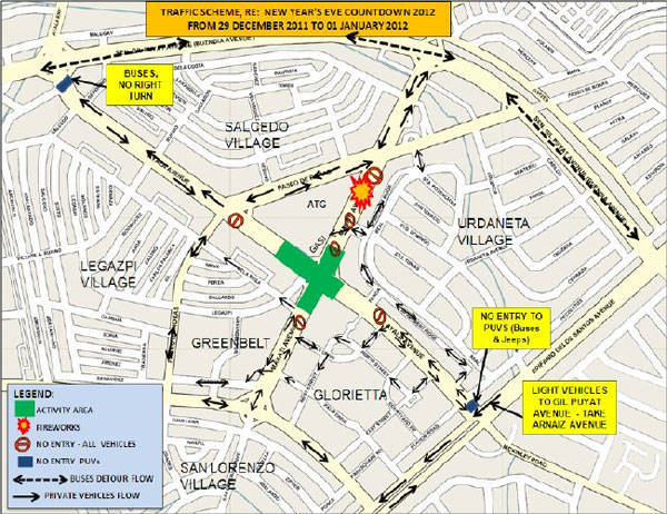 Ayala Makati Map