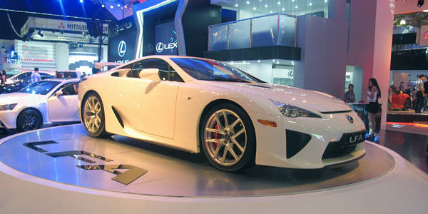 How do you steal the Lexus LFA's thunder?