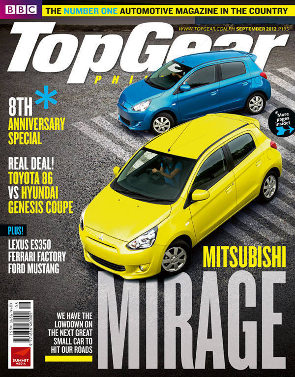 First peek Top Gear Philippines' September 2012 cover