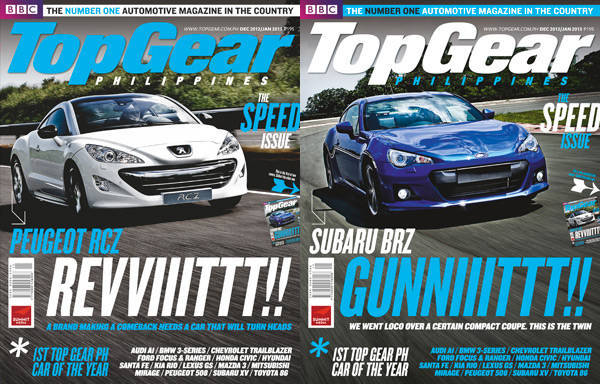 Top Gear Philippines' December 2012/January 2013 issue