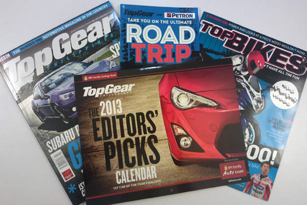 Top Gear Philippines' December 2012/January 2013 supplements