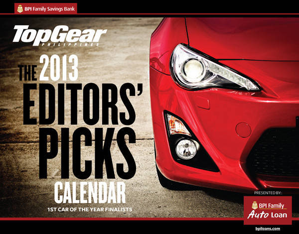 2013 Top Gear Philippines calendar