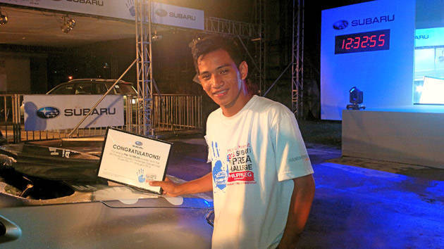Albert Saguillo wins Subaru Impreza Challenge Davao leg