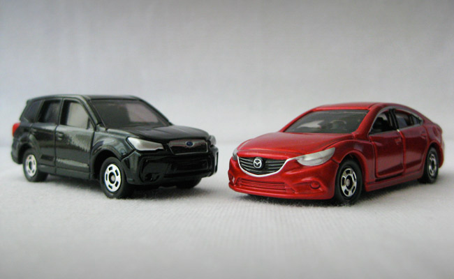 Tomica Mazda 6 and Subaru Forester are selling like hotcakes in the Philippines